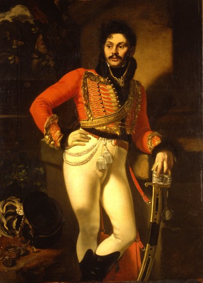 Portrait of Life Guard Colonel Yevgraf Davydov by Orest Adamovich Kiprensky